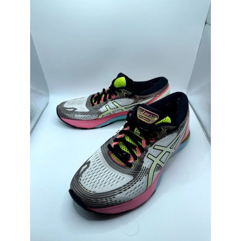 ASICS‎ Gel-Nimbus 21 SP 1012A502 Womens 9.5 Sneaker White Pink Running Shoes